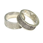 Славянское кольцо-оберег Цветок папоротника МОС-20-15