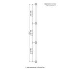 Спортивный комплекс №18, с тройным каскадом турников для отжиманий, 4550*200*1700 мм., D=89 мм.