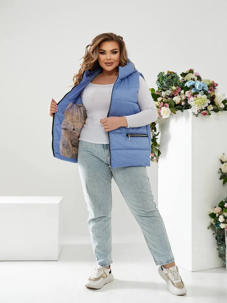 Жилет с капюшоном УК-5012-3 Fabrika