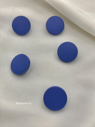 Шляпка под установочные кнопки синяя