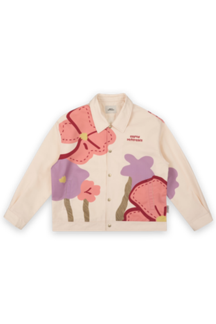 Куртка ER "Abstract Flowers" Jacket with Collar