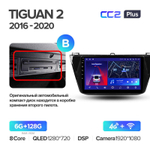 Teyes CC2 Plus 10.2" для Volkswagen Tiguan 2016-2020