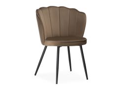 Стул на металлокаркасе Coral сappuccino / black