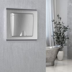 Розетка двойная с заземлением, без рамки Werkel графит рифленый W1172004