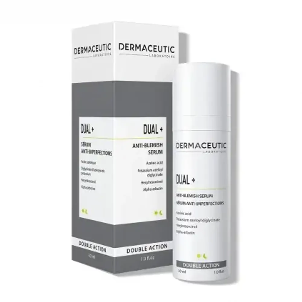 Сыворотка с двойным действием против акне и пигментации Dermaceutic Dual Plus 30 мл