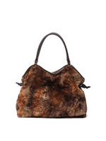 Сумка Eco Fur Dimsum Brown