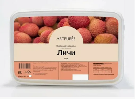 Пюре фруктовое ЛИЧИ 10% сахара, 1 кг ARTPUREE