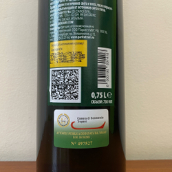 Оливковое масло Carmela di Caro ZEFIRO Extra Virgin D.O.P. Valli Trapanesi, 750 мл, Италия