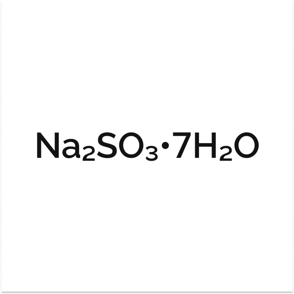натрий сернистокислый 7-водный формула