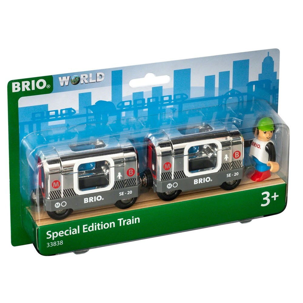 BRIO Поезд метро "Металлик"  Special Edition, с фигуркой