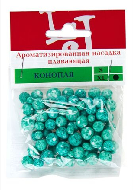 Насадки искусственные LJ XL КОНОПЛЯ зеленый цвет