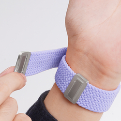 Эластичный ремешок фиолетового цвета (Misty Purple) для смарт часов Apple Watch размером 38, 40, 41 и 42MM, серия Mixture Ultra Series от Dux Ducis