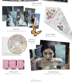 Альбом IRENE - LIKE A FLOWER 1st Mini Album PHOTO BOOK Version