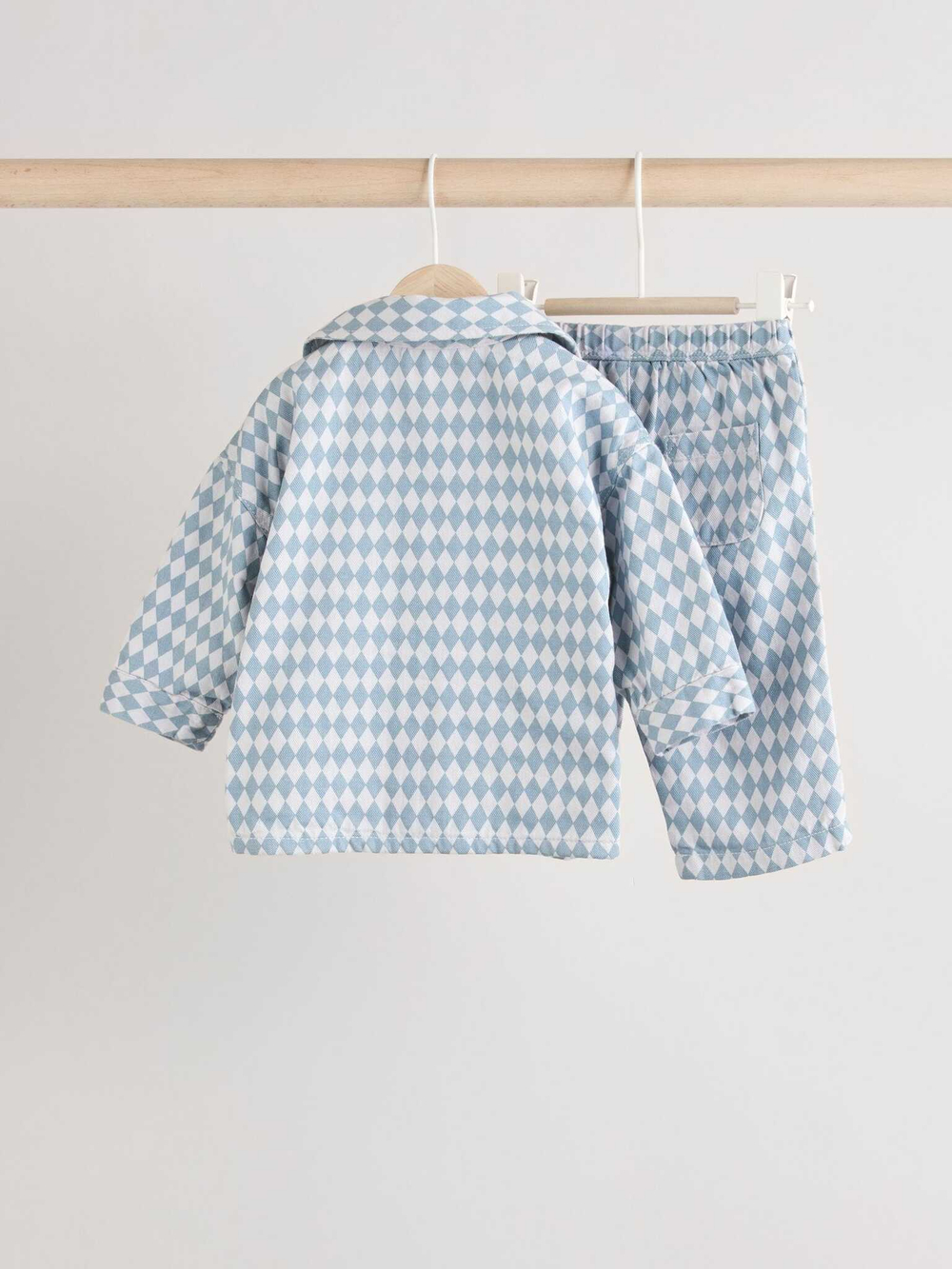 Комплект из трех предметов для мальчика Next B50-746, Голубой, Белый, Бежевый