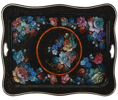 Zhostovo metal tray A29D0704258