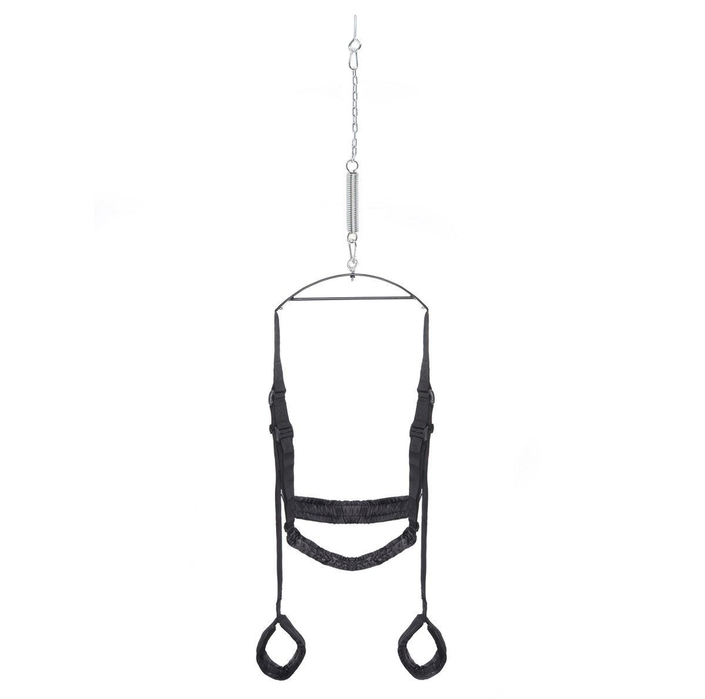 Чёрные секс-качели Fantasy Swing (Цвет: черный)