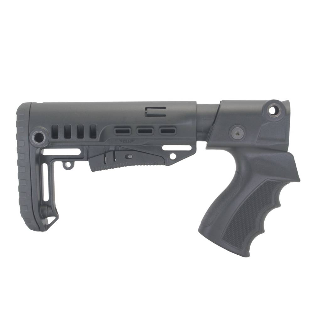 Приклад телескопический на МР-133, МР-153, пластик, DLG Tactical. Черный
