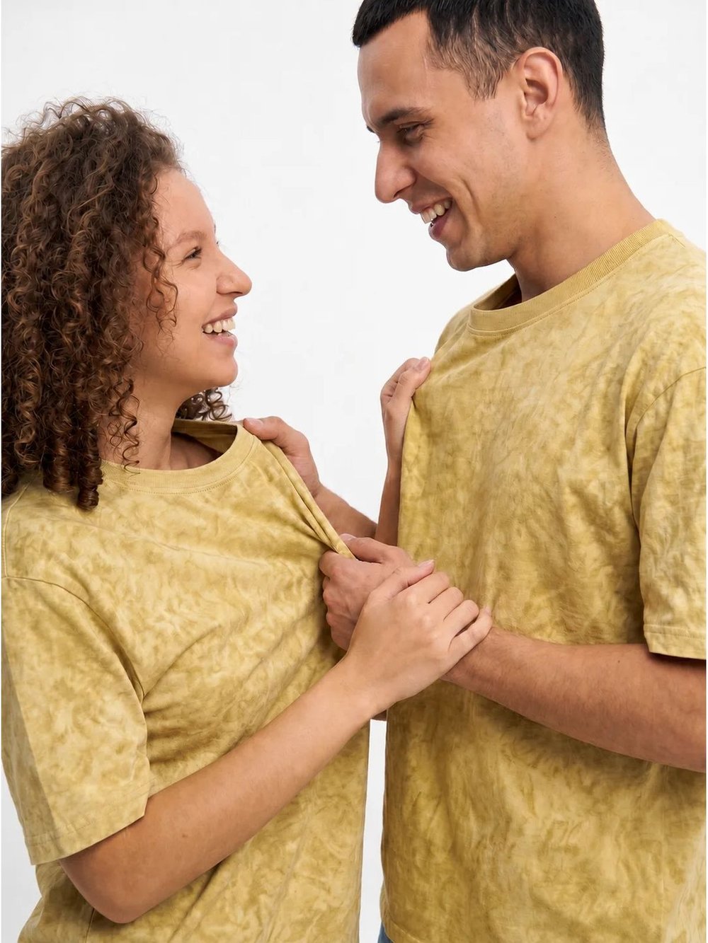 Футболка бежевый меланж  oversize XS-M