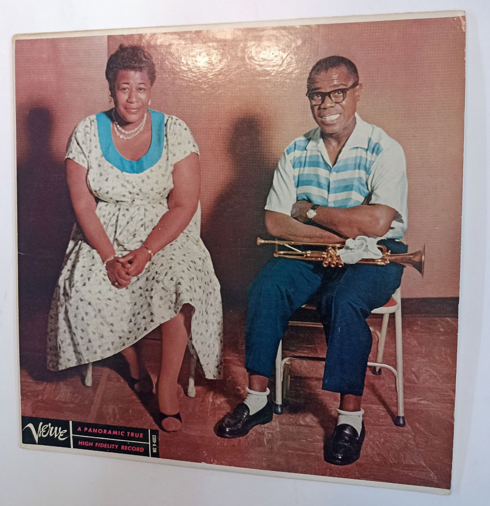 Винтажная виниловая пластинка Ella Fitzgerald And Louis Armstrong Ella And Louis (USA 1956)