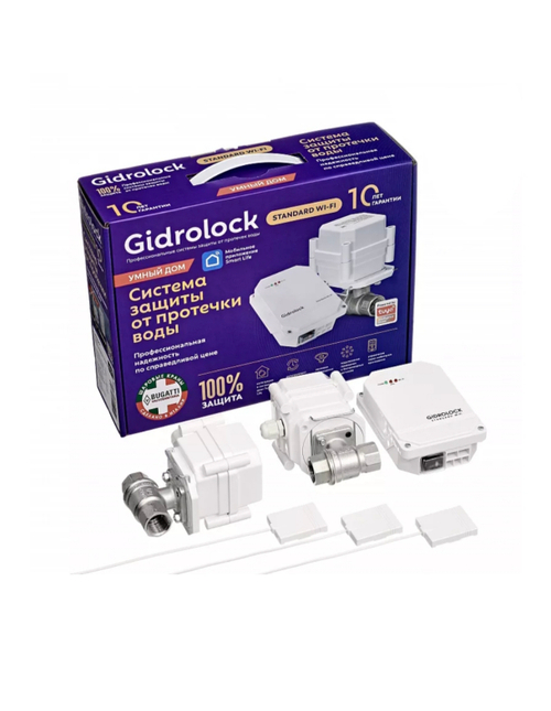 Комплект Gidrolock Standard Wi-Fi BUGATTI 1/2