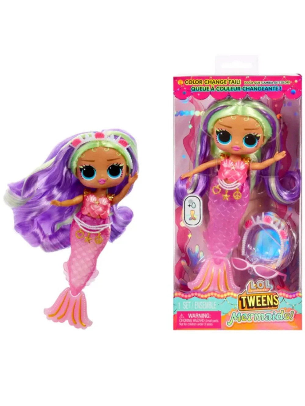 Кукла Лол Сюрприз Твинс Tweens Mermaid Cleo Clove оригинал