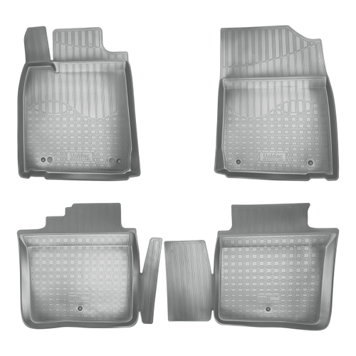 Ковры в салон Norplast/Unidec для Lexus ES VI (2012-2018), Серый, арт.NPA11-C47-060-G