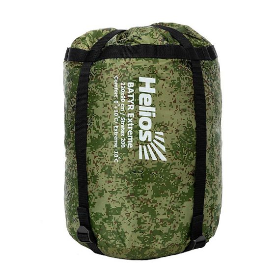 Спальный мешок БАТЫР EXTREME (220х90) Stratex 200 КМФ цифра (HS-SB-ST200-220x90) Helios