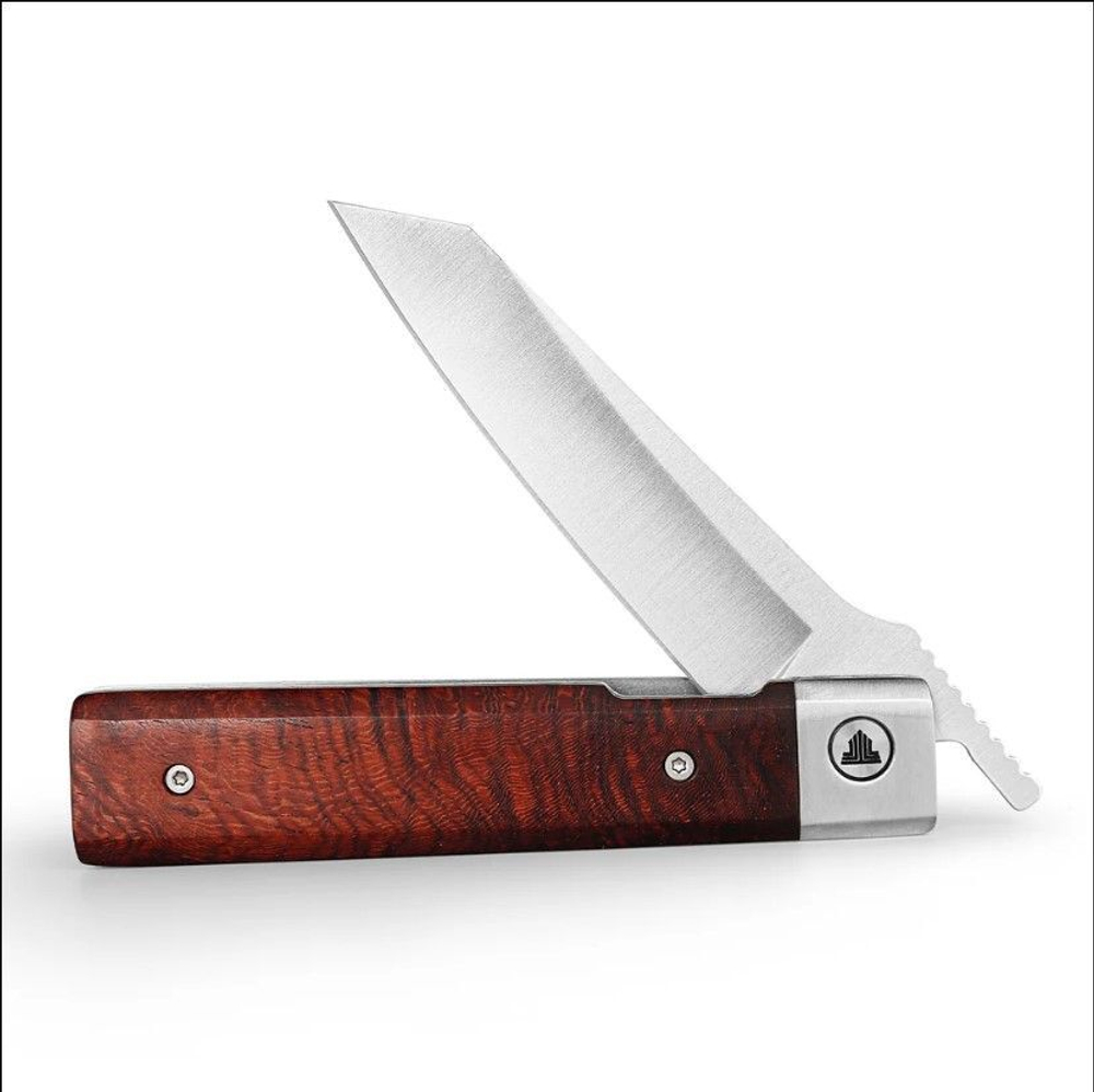 Складной туристический нож TRIVISA Dolphin-F Higonokami клинок 14C28N рукоять Rosewood (коричневый)