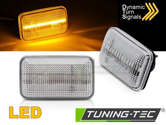 Динамические указатели поворота  WHITE LED SEQ для 100 200 A6 80