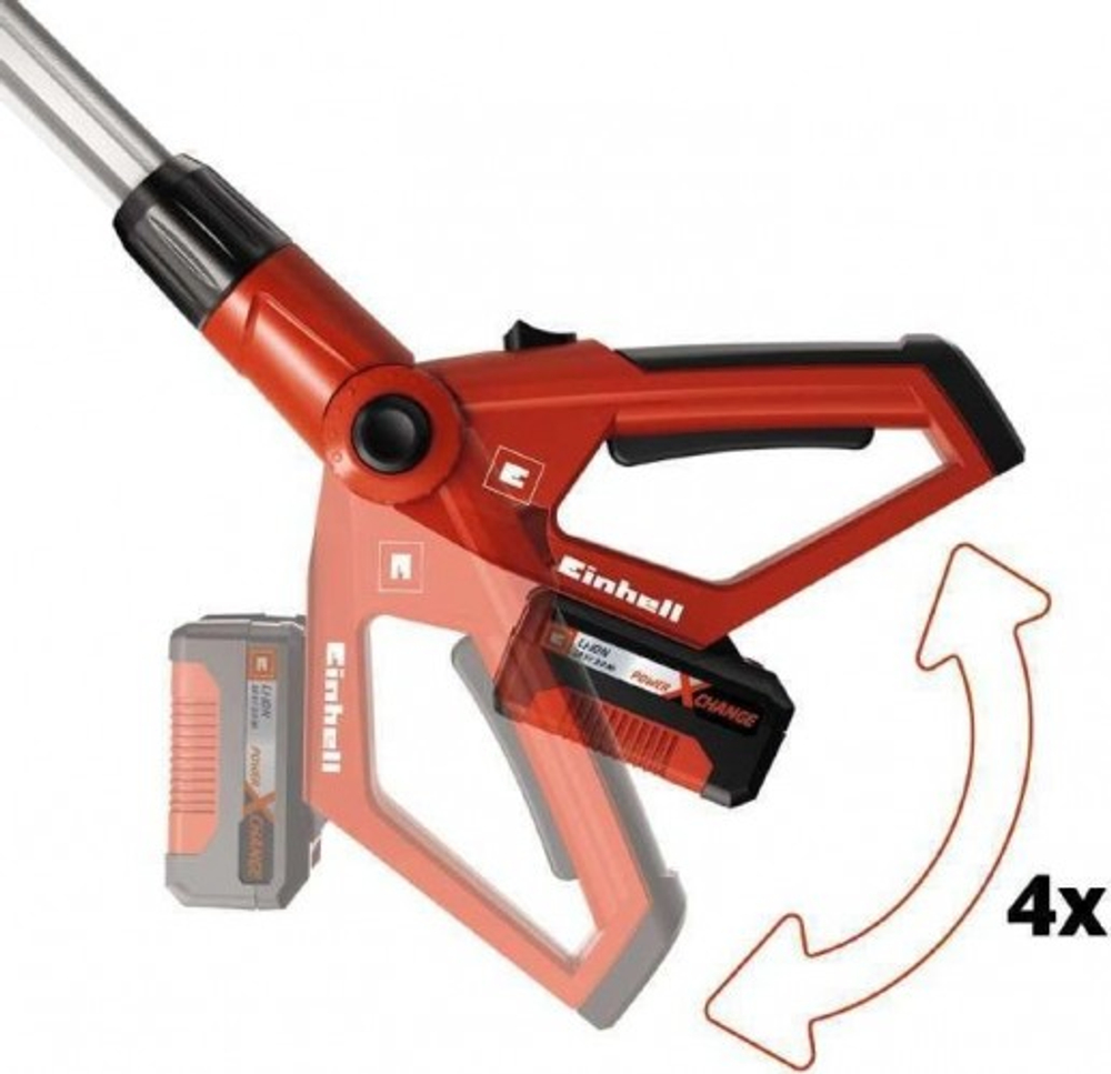 Кусторез EINHELL PXC GE-HC 18 Li T-Solo + высоторез акк 3410800