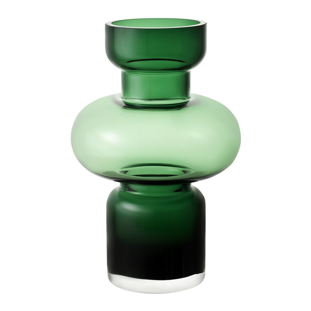 Ваза Florum, 30 см, изумрудная