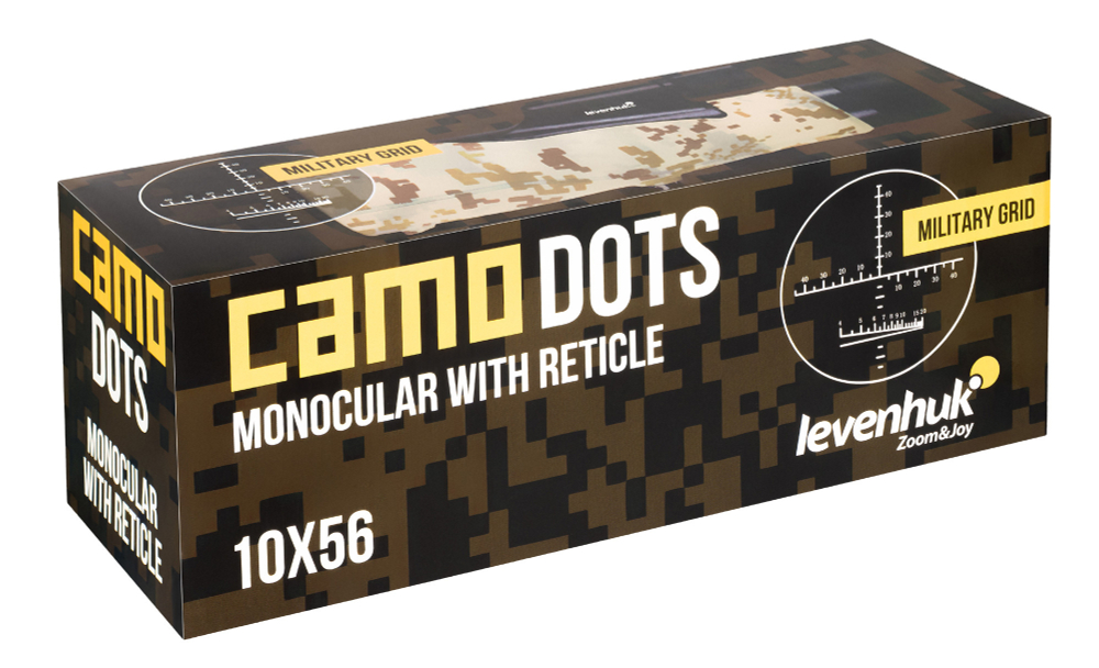 Монокуляр Levenhuk Camo Dots 10x56 с сеткой