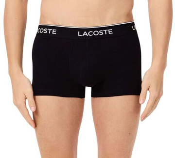 Мужские спортивные боксеры Lacoste Cotton Stretch Jersey 3P - black/black/black