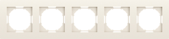 Рамка 5-я,  матовый кремовый,  серия A07