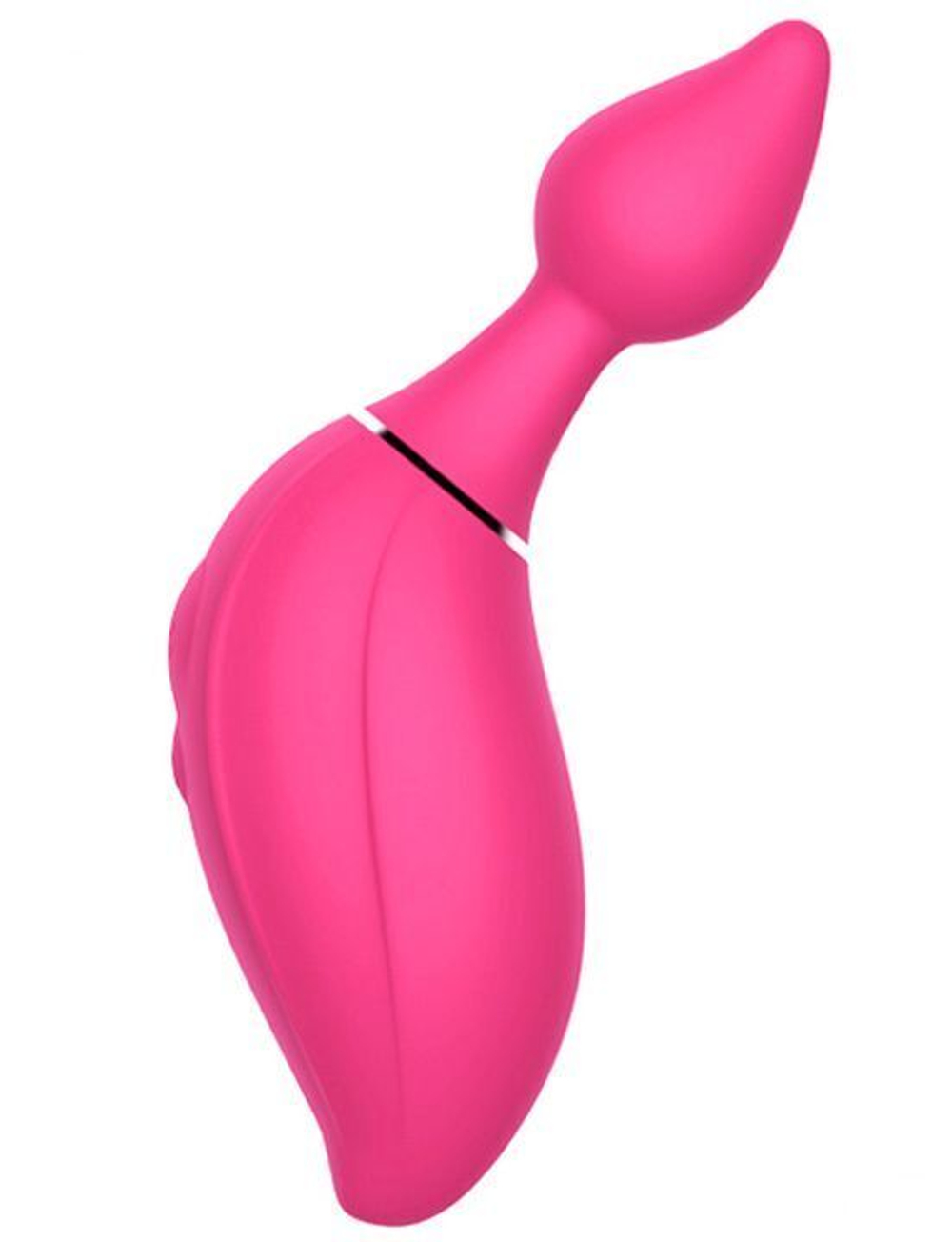 Розовый расширяющийся вибратор Daphne - 15,4 см. (Цвет: розовый)