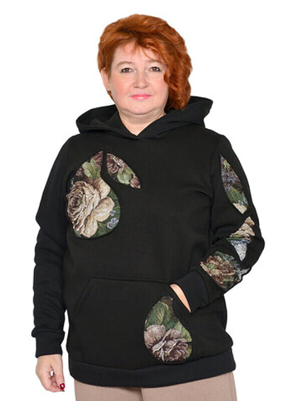 Толстовка из футера с начесом Дарья