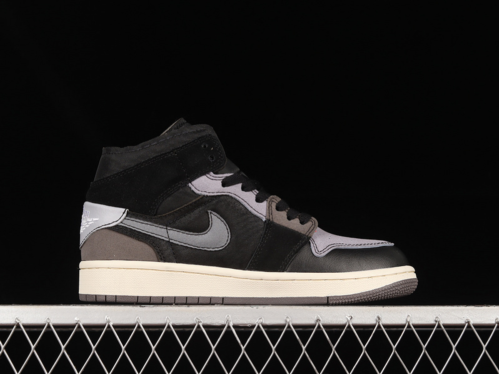 Jordan 1 Mid Craft Inside Out Black