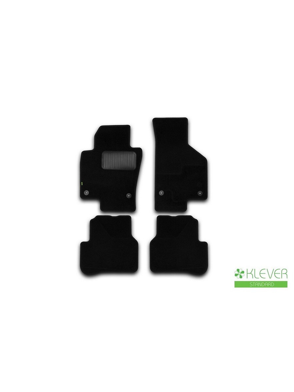Коврики в салон для VOLKSWAGEN Passat B7 2011-2015, седан, 4 шт. (текстиль) KLEVER02513401210KH
