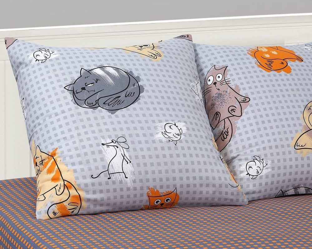 Постельное белье 1 5 спальное, бязь, 100% хлопок, 1 наволочка 70х70