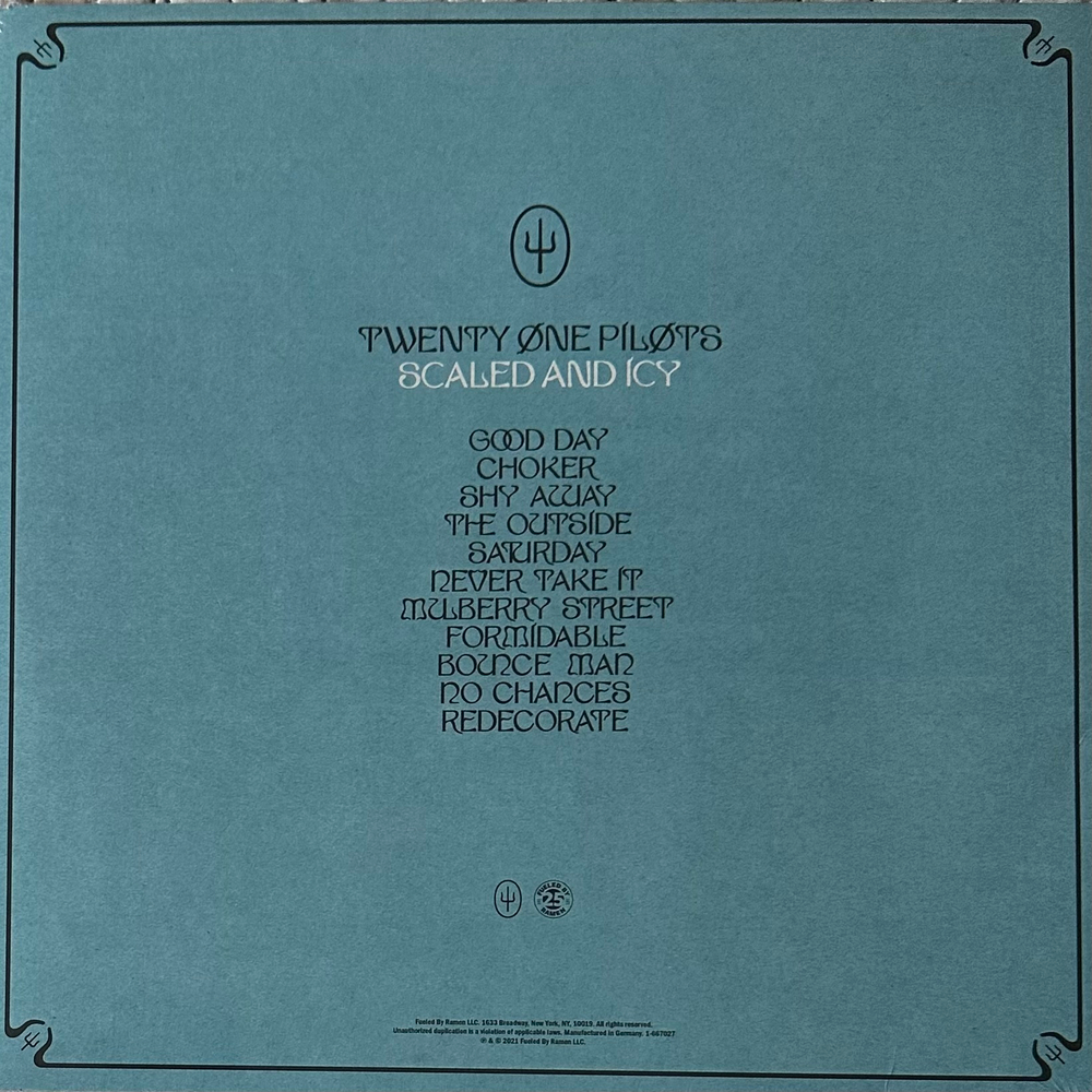 Twenty One Pilots - Scaled And Icy (Европа 2021г.) Clear vinyl