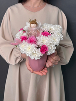 Милая композиция в кружке «Цветочная фея»