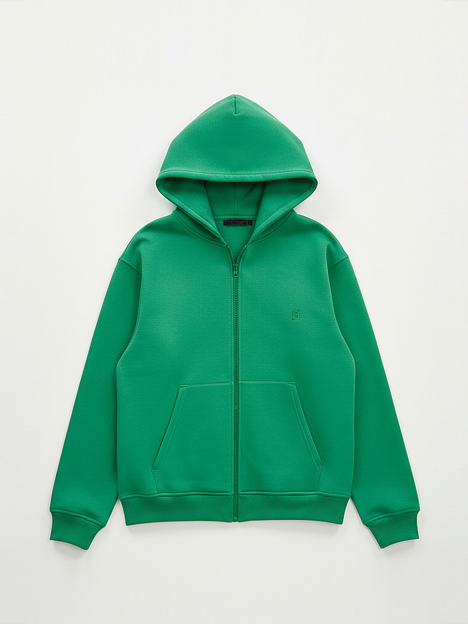 Худи boyfriend на молнии