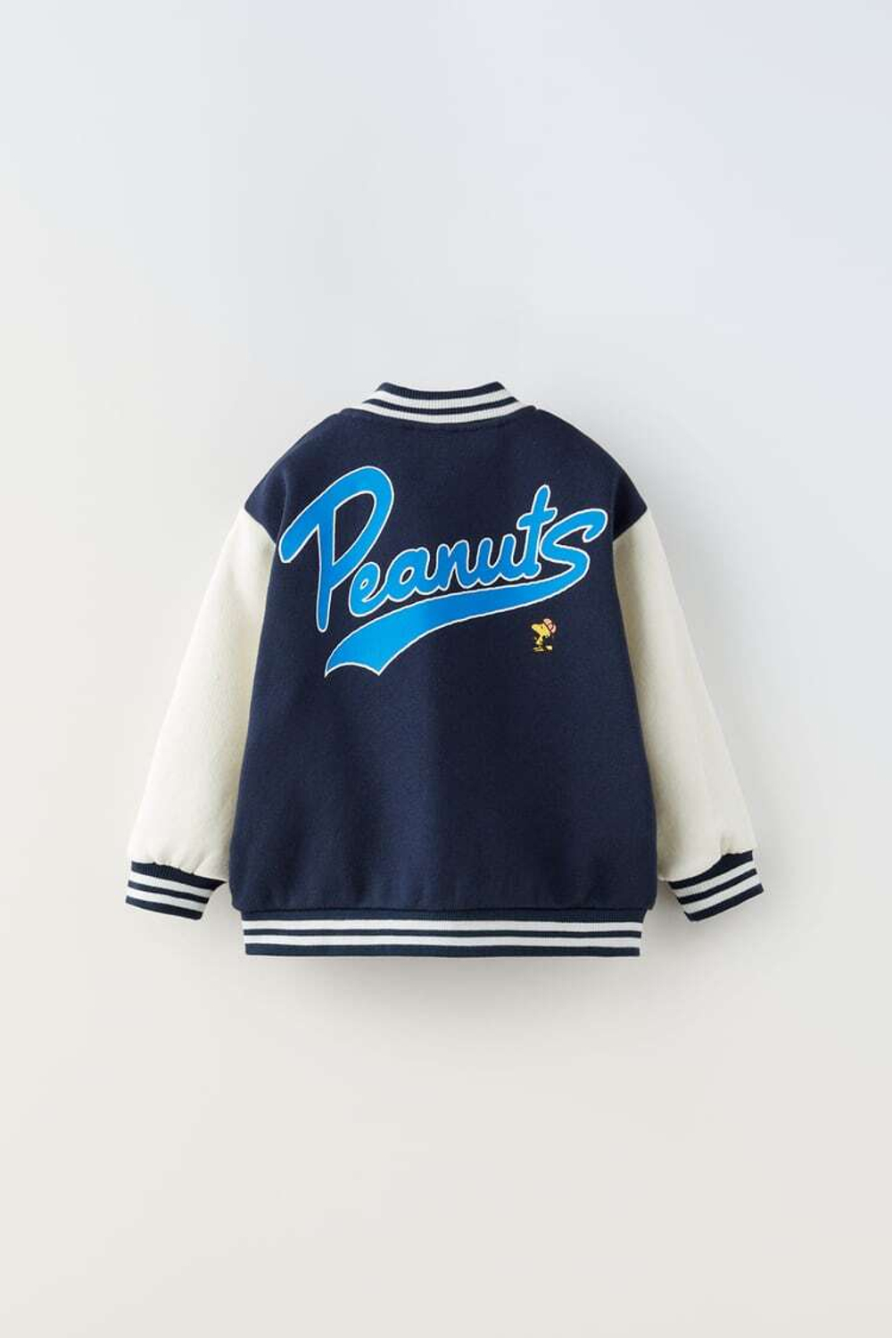 ZARA БОМБЕР С ПРИНТОМ SNOOPY PEANUTS™, МОРСКОЙ СИНИЙ