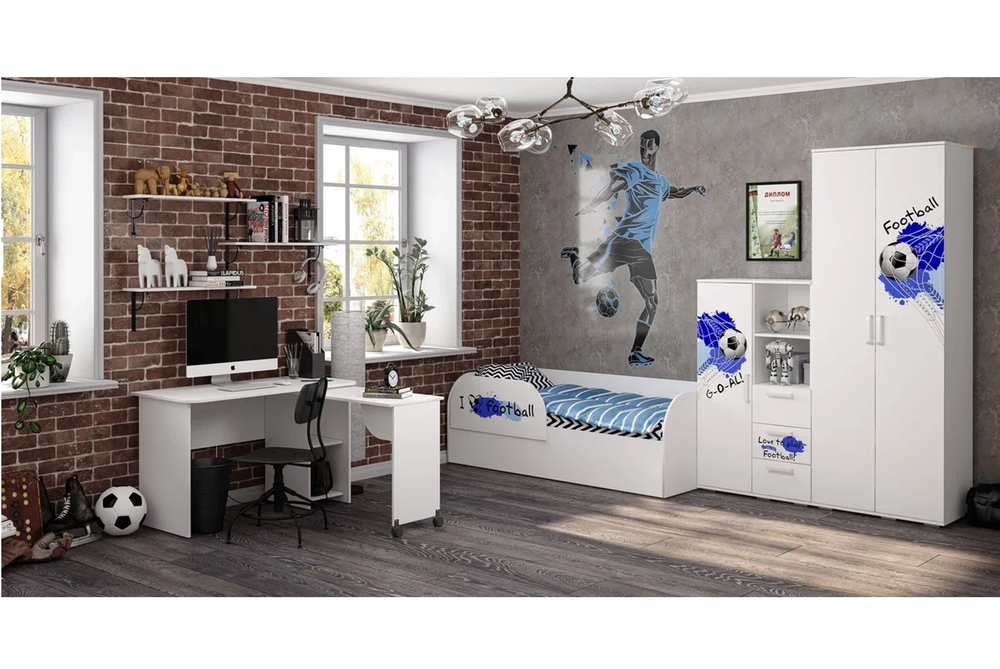 Шкаф для одежды Трио ШК-09 Король спорта