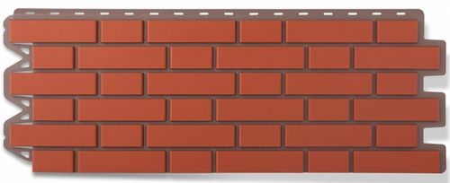Панель цоколь Клинкерный кирпич красный Альта Профиль