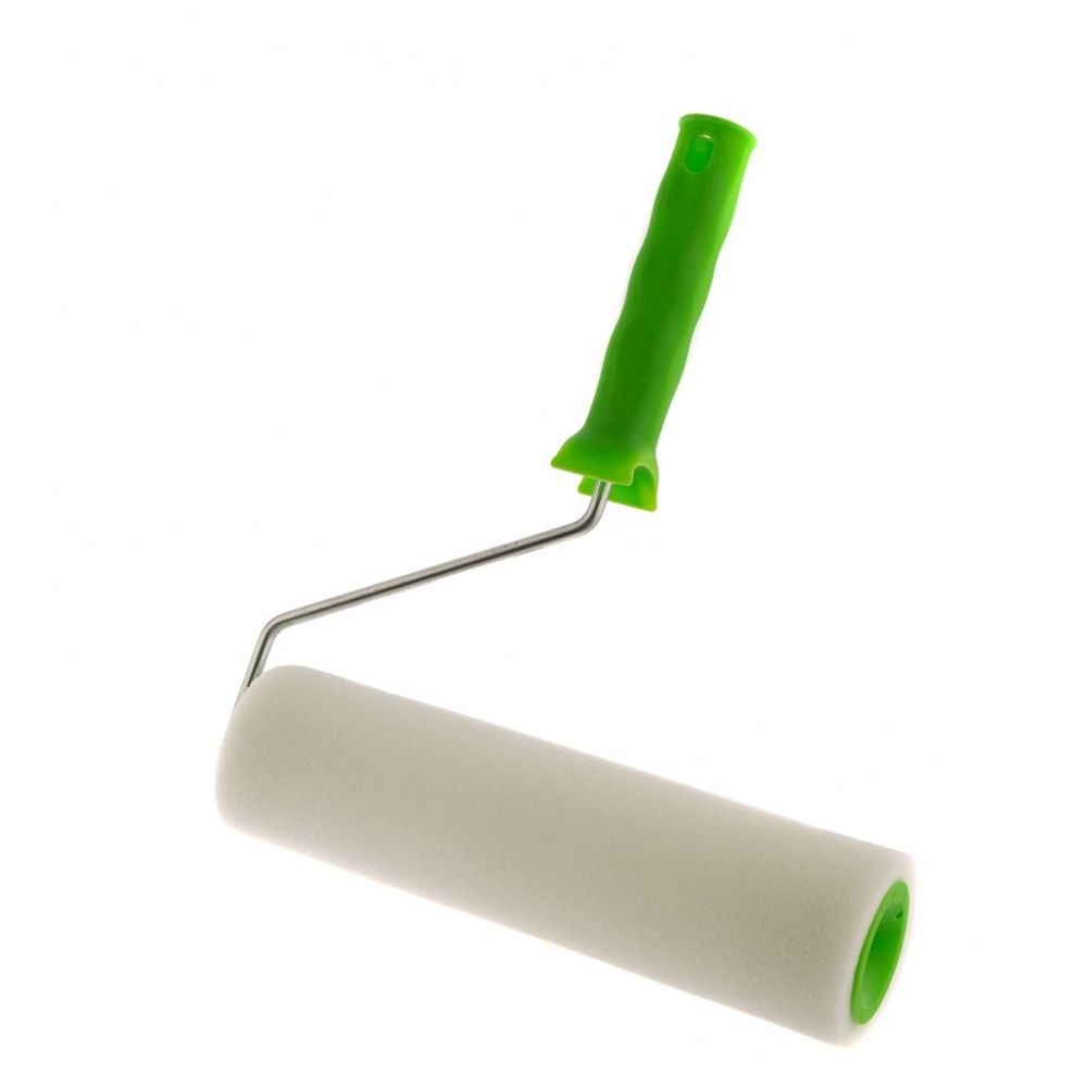 Валик "ПОРОЛОН" с ручкой, 250 мм, D - 48 мм, D ручки - 6 мм Россия// Сибртех 80104