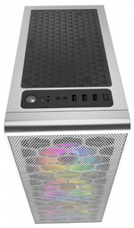 Компьютерный корпус Powercase MISTRAL MESH Z4С TG LED White