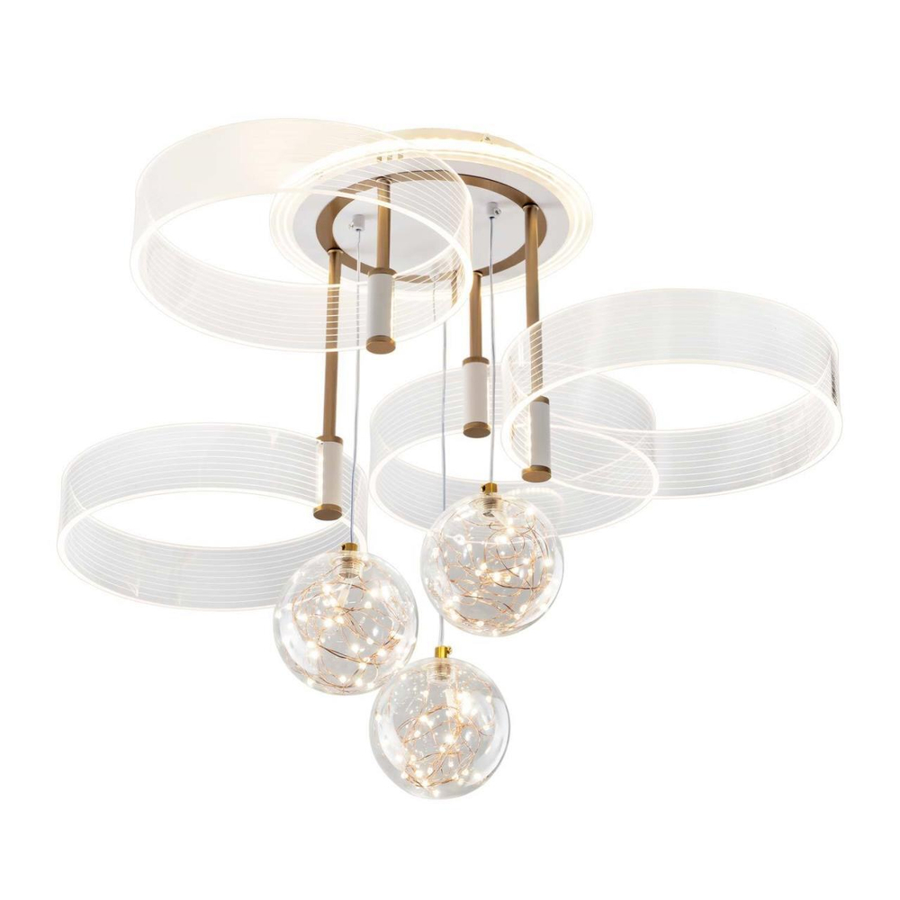 Потолочный светодиодный светильник LED4U L1040-750 WT