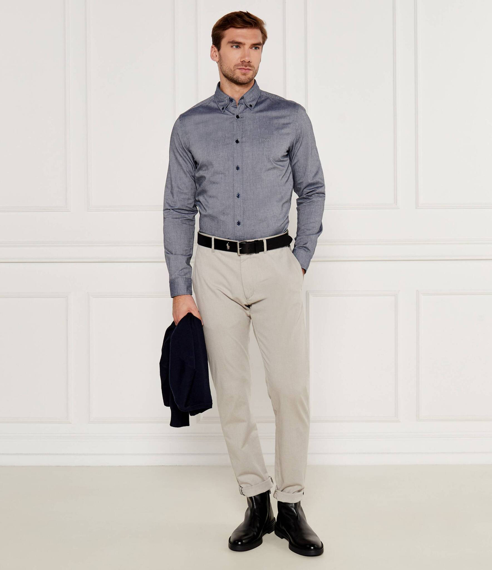 Рубашка Rickert_M BOSS ORANGE - темно-синий(50519707)