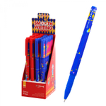 Ручка шариковая Yalong, на масляной основе, "Цирк", 0,7 мм, синяя, игольчатый наконечник, цветной пластиковый корус, карт. уп.